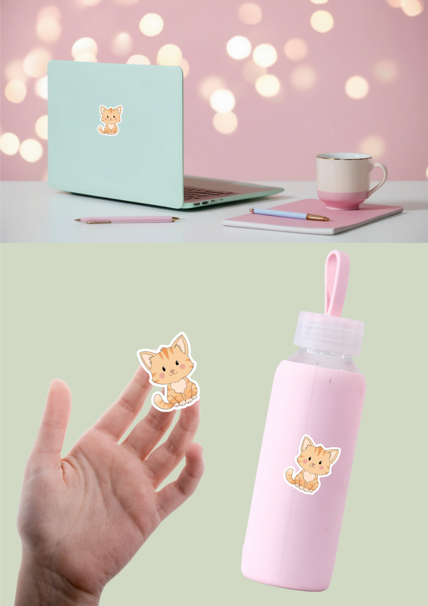 Pet Sticker – 083 Cat Ginger