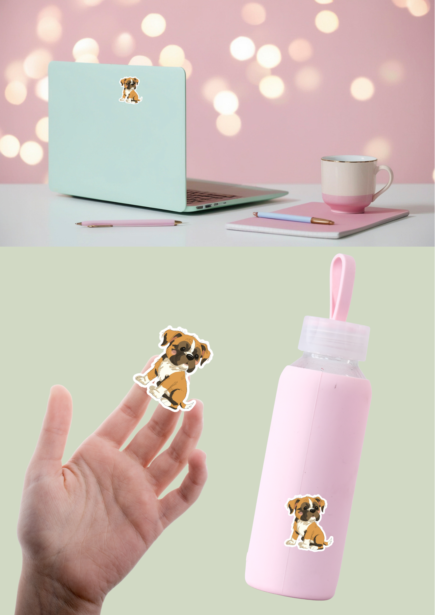Pet Sticker – 037 Boxer Tan