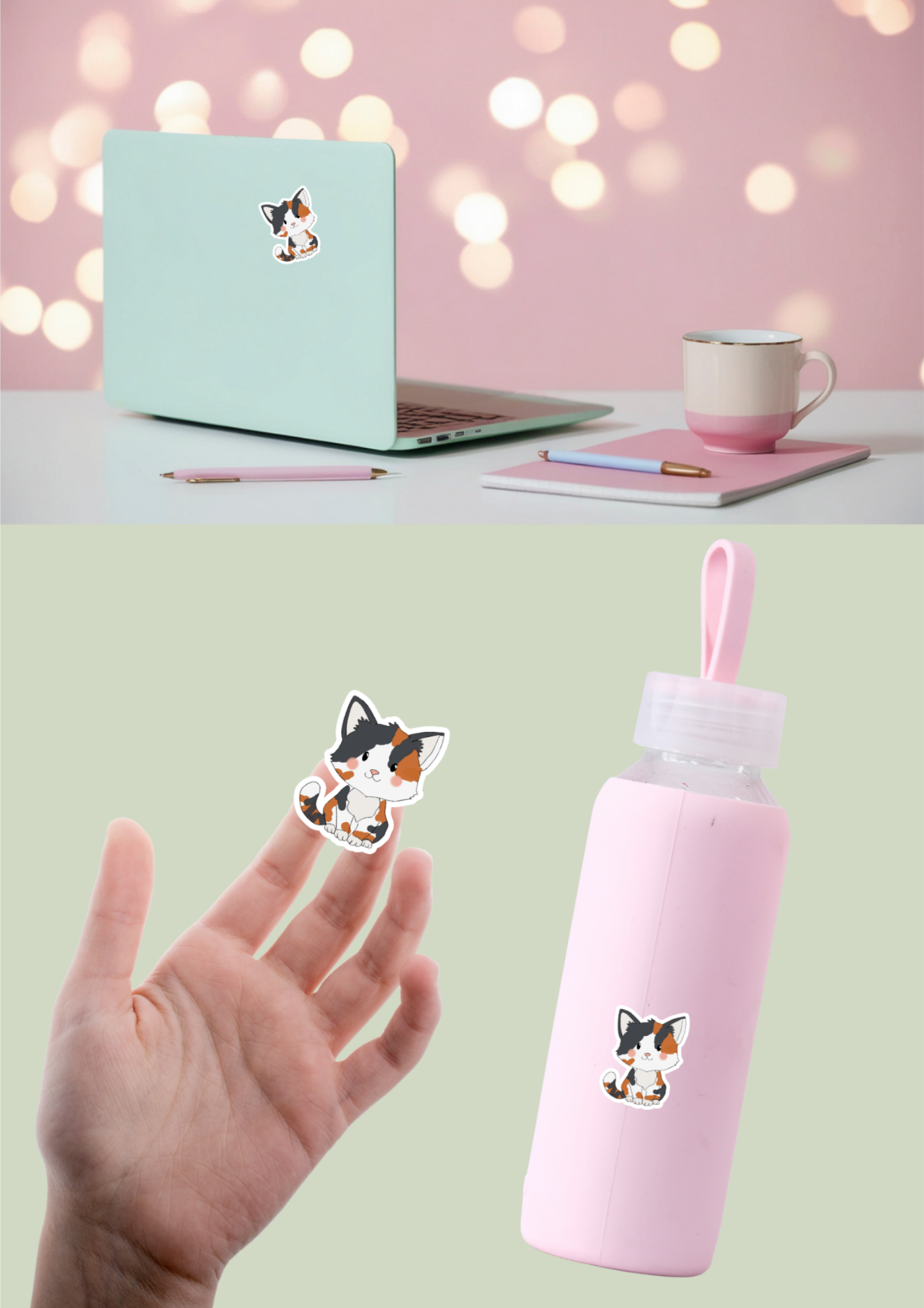 Pet Sticker – 080 Cat Calico