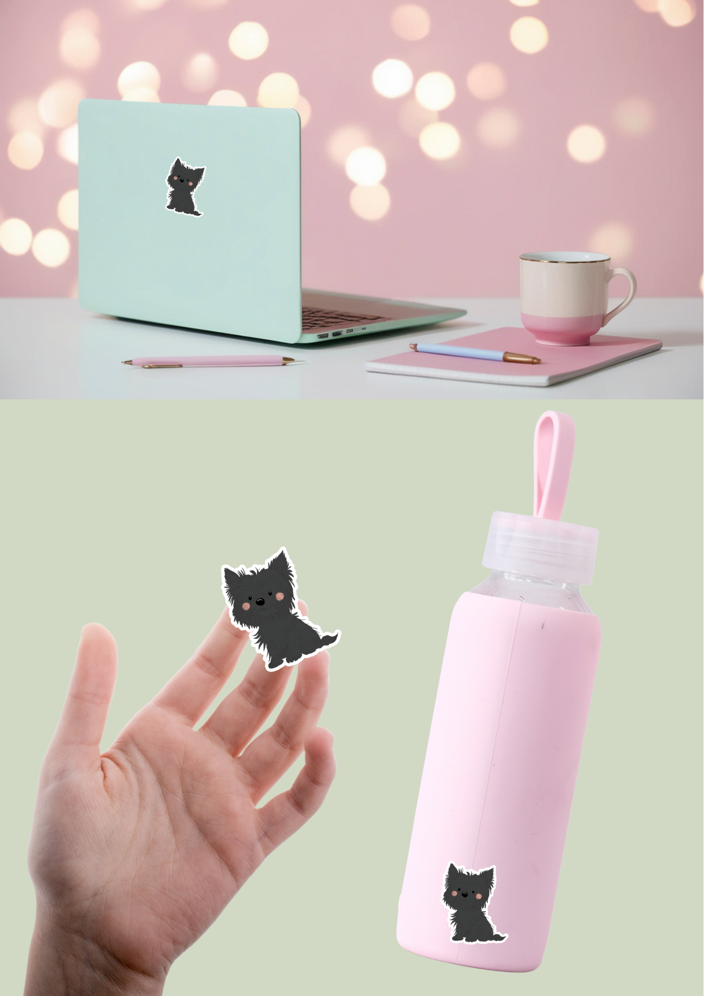 Pet Sticker – 051 Westie Black