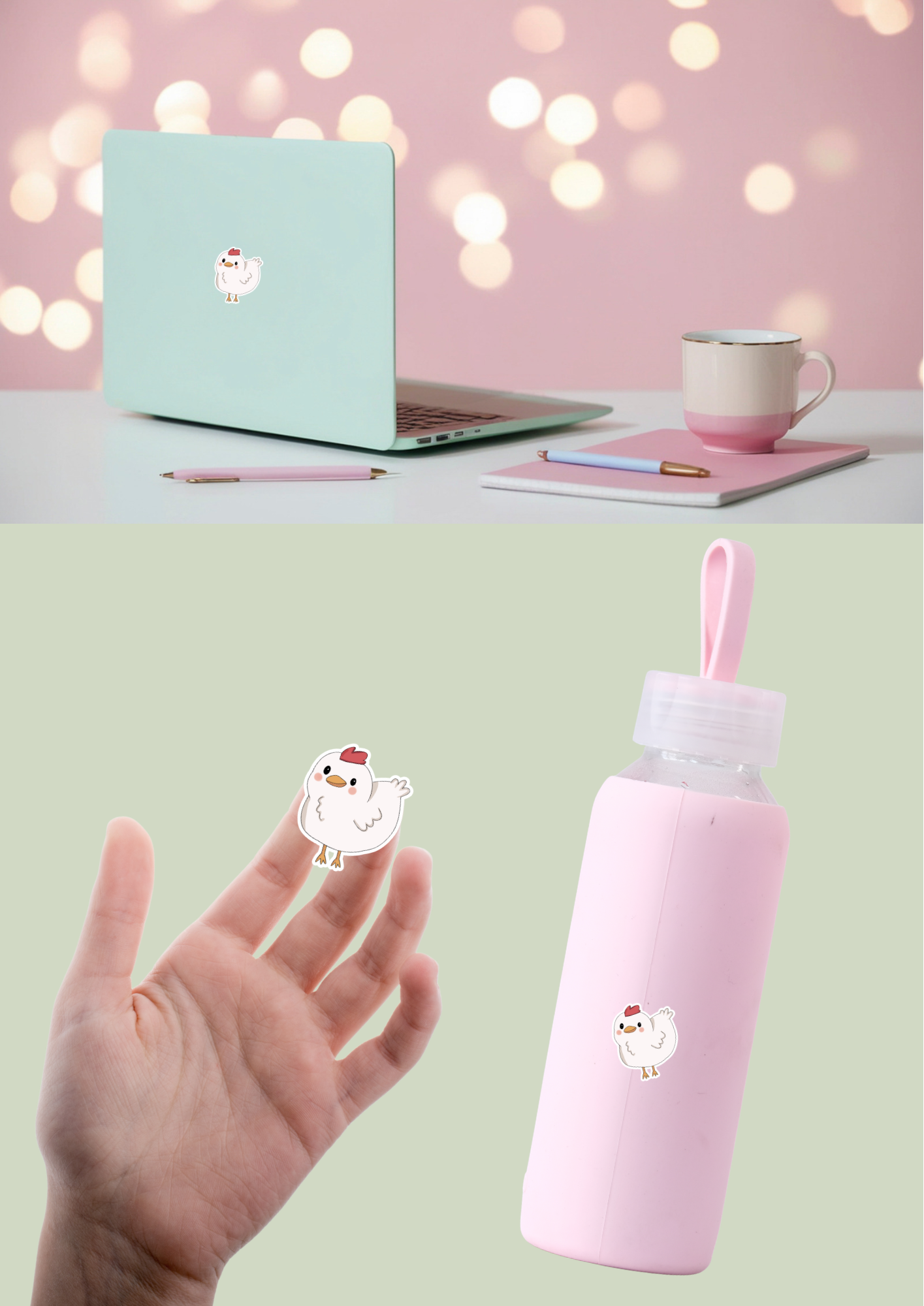 Pet Sticker – 094 Chicken White