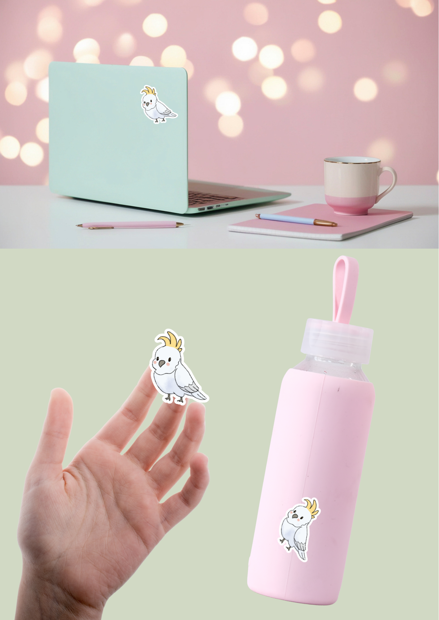Pet Sticker – 088 Cockatoo White