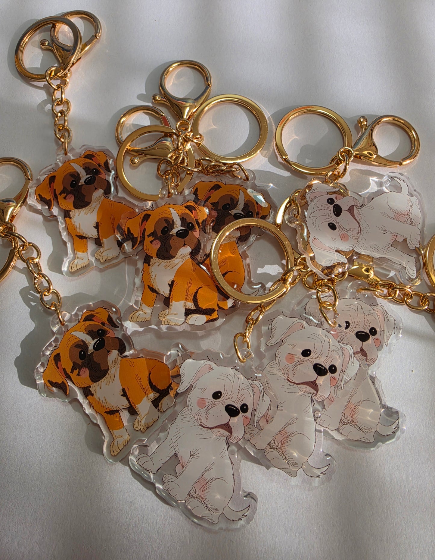 Pet Keychain 037 - Fawn - Boxer