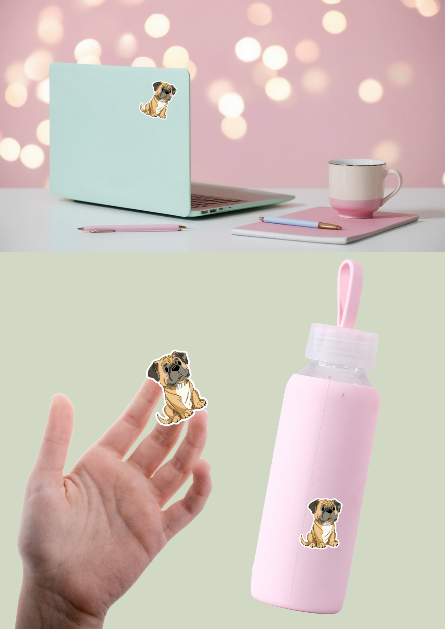 Pet Sticker – 041 Bull Mastiff Tan