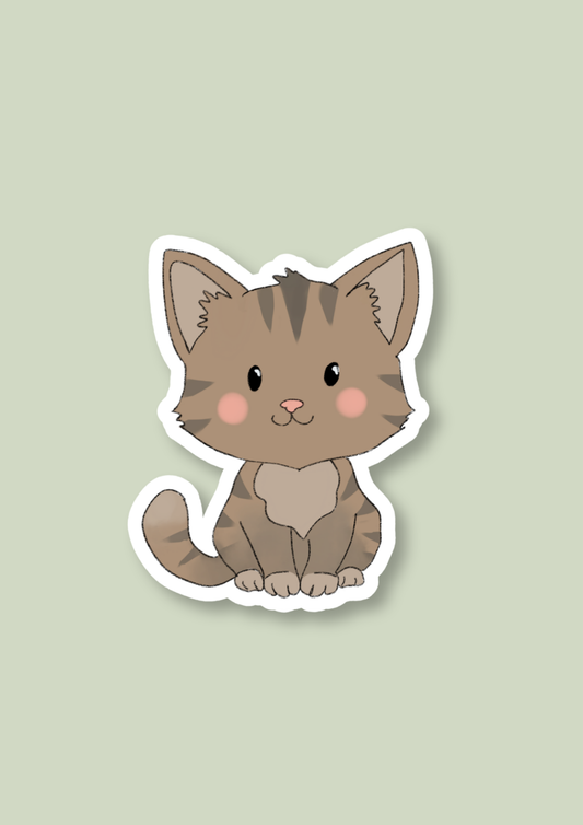 Pet Sticker – 085 Cat Brown