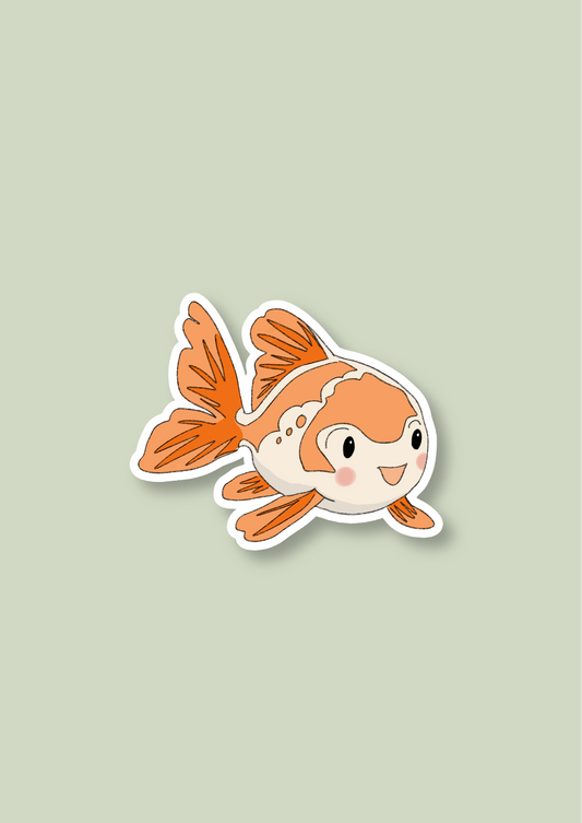 Pet Sticker – 098 Goldfish Gold