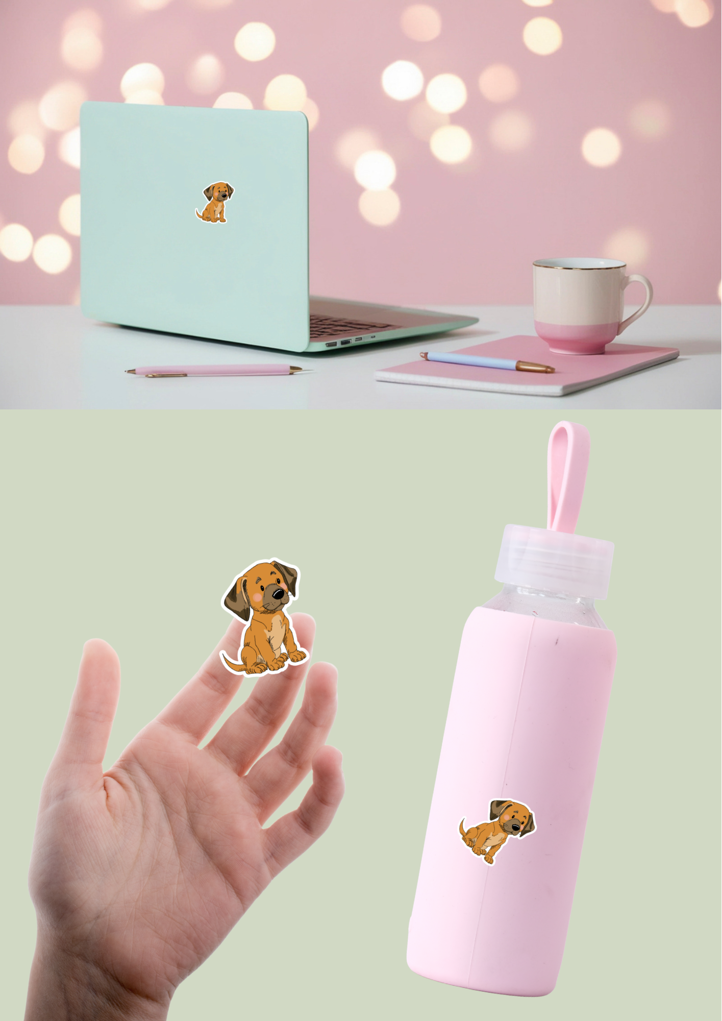 Pet Sticker – 072 Rhodesian Ridgeback Tan