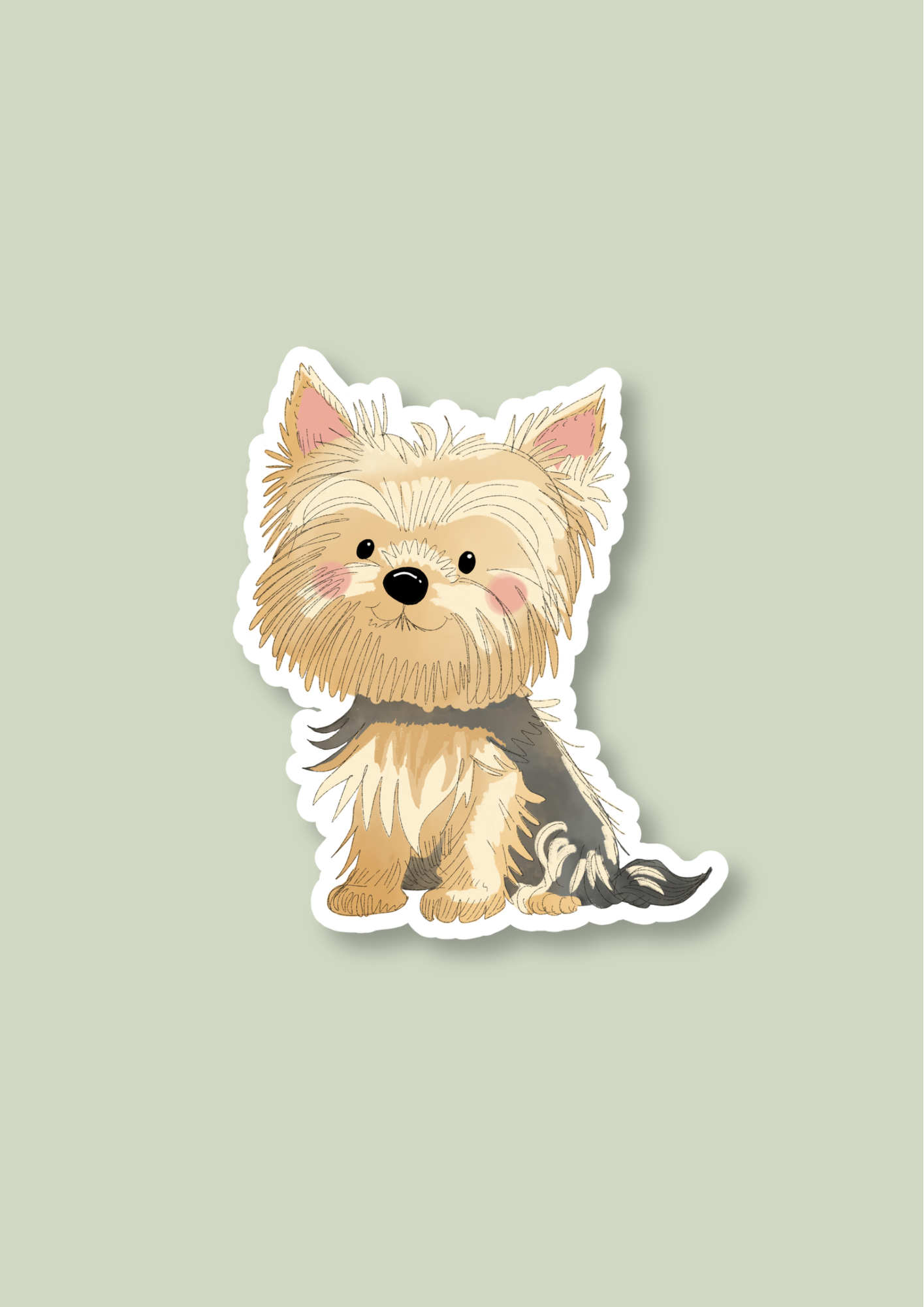 Pet Sticker – 053 Westie Cream