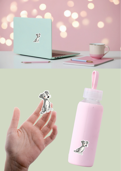 Pet Sticker – 071 Greyhound Grey