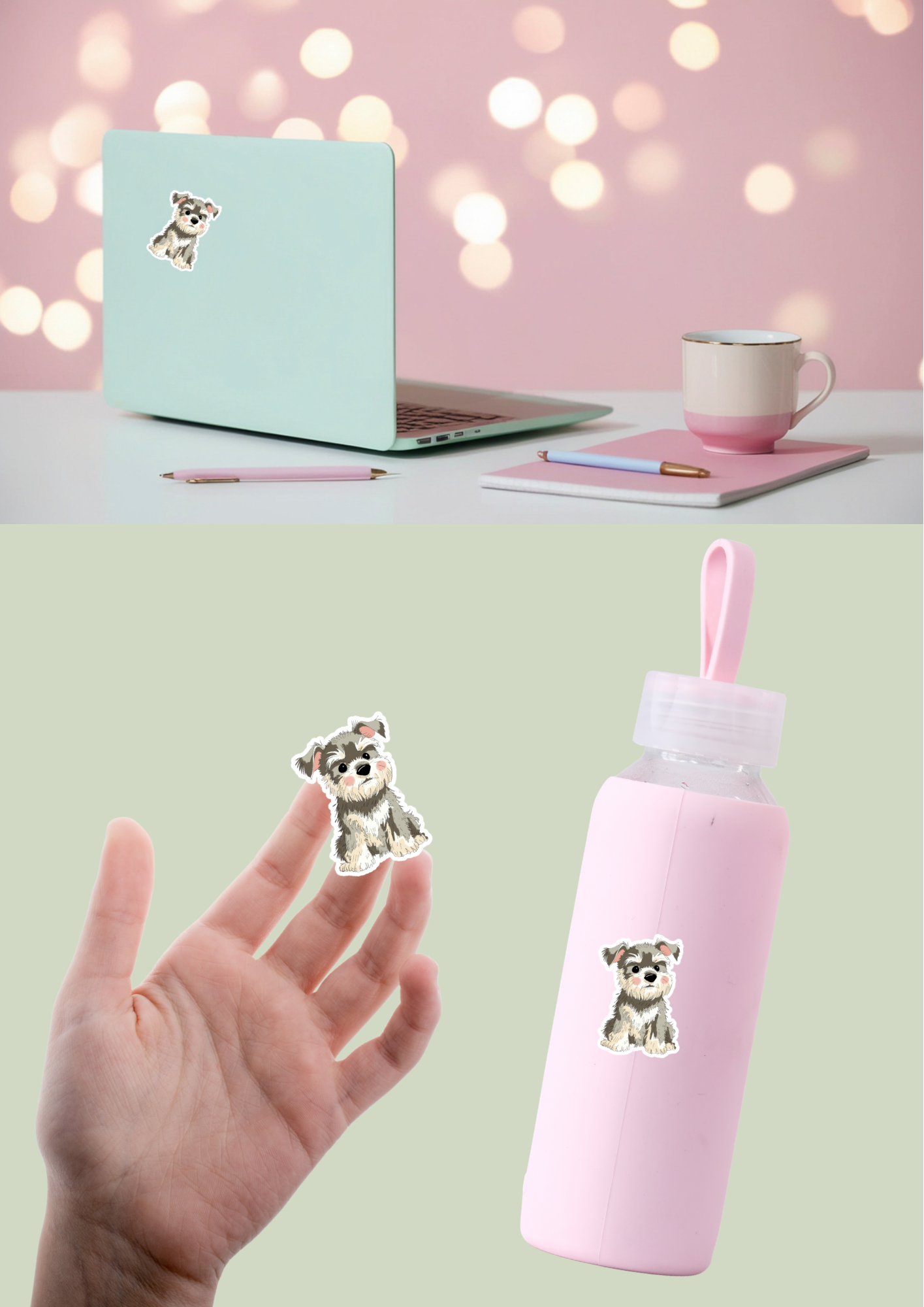 Pet Sticker – 050 Yorkie Grey