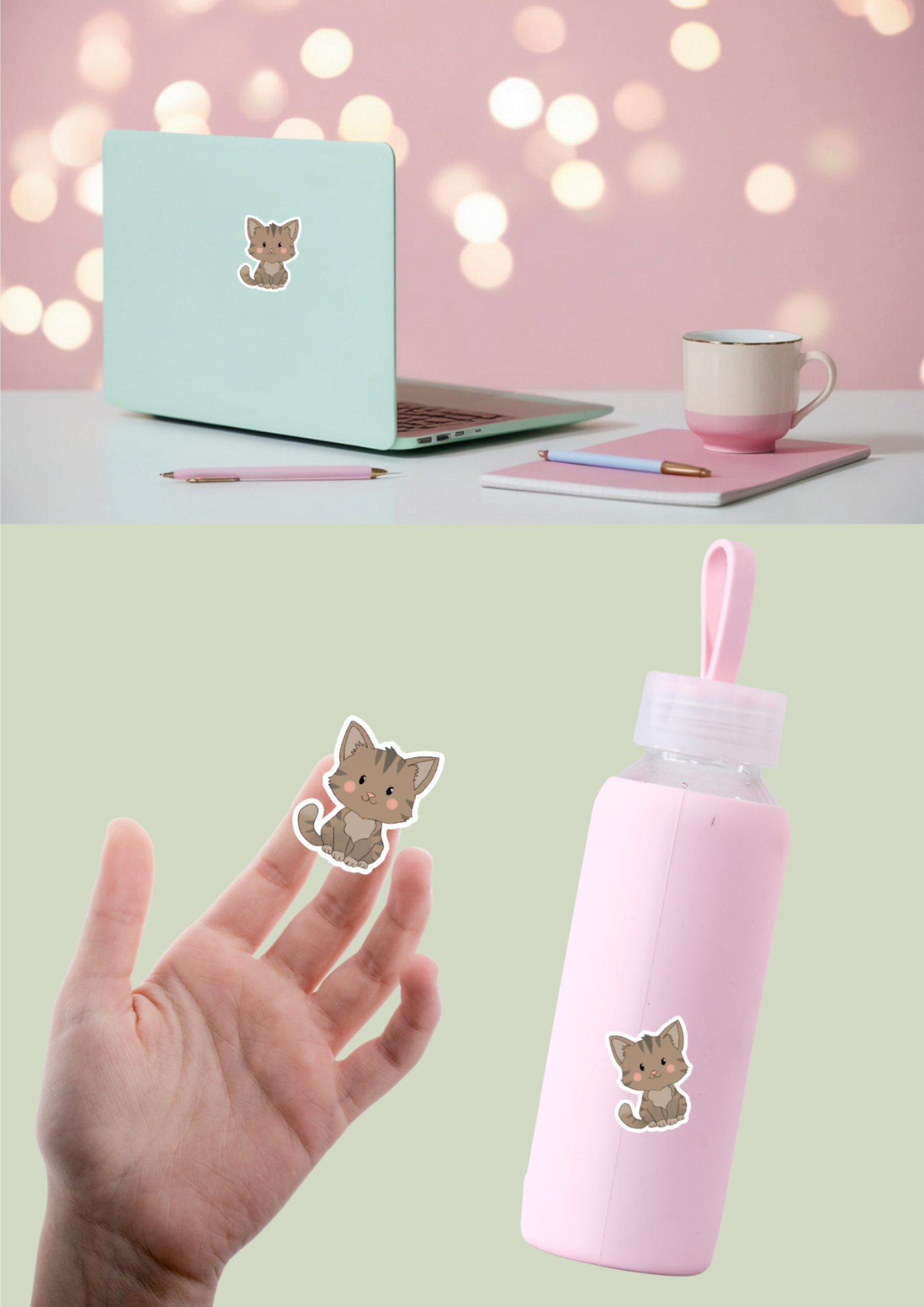 Pet Sticker – 085 Cat Brown