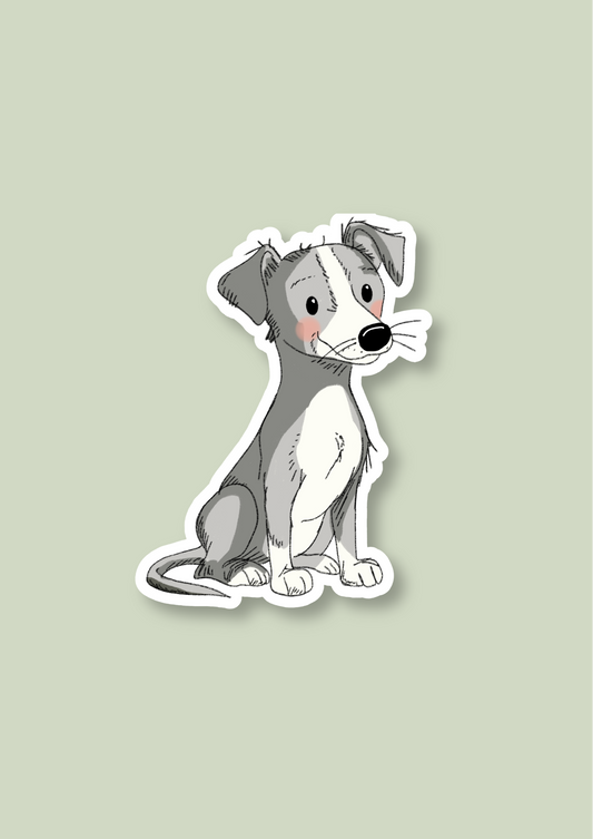 Pet Sticker – 071 Greyhound Grey