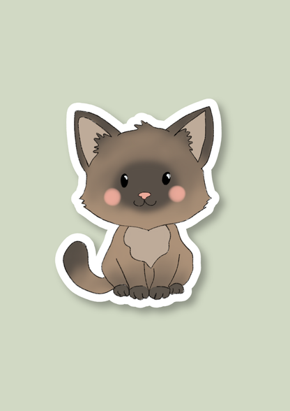 Pet Sticker – 079 Cat Siamese