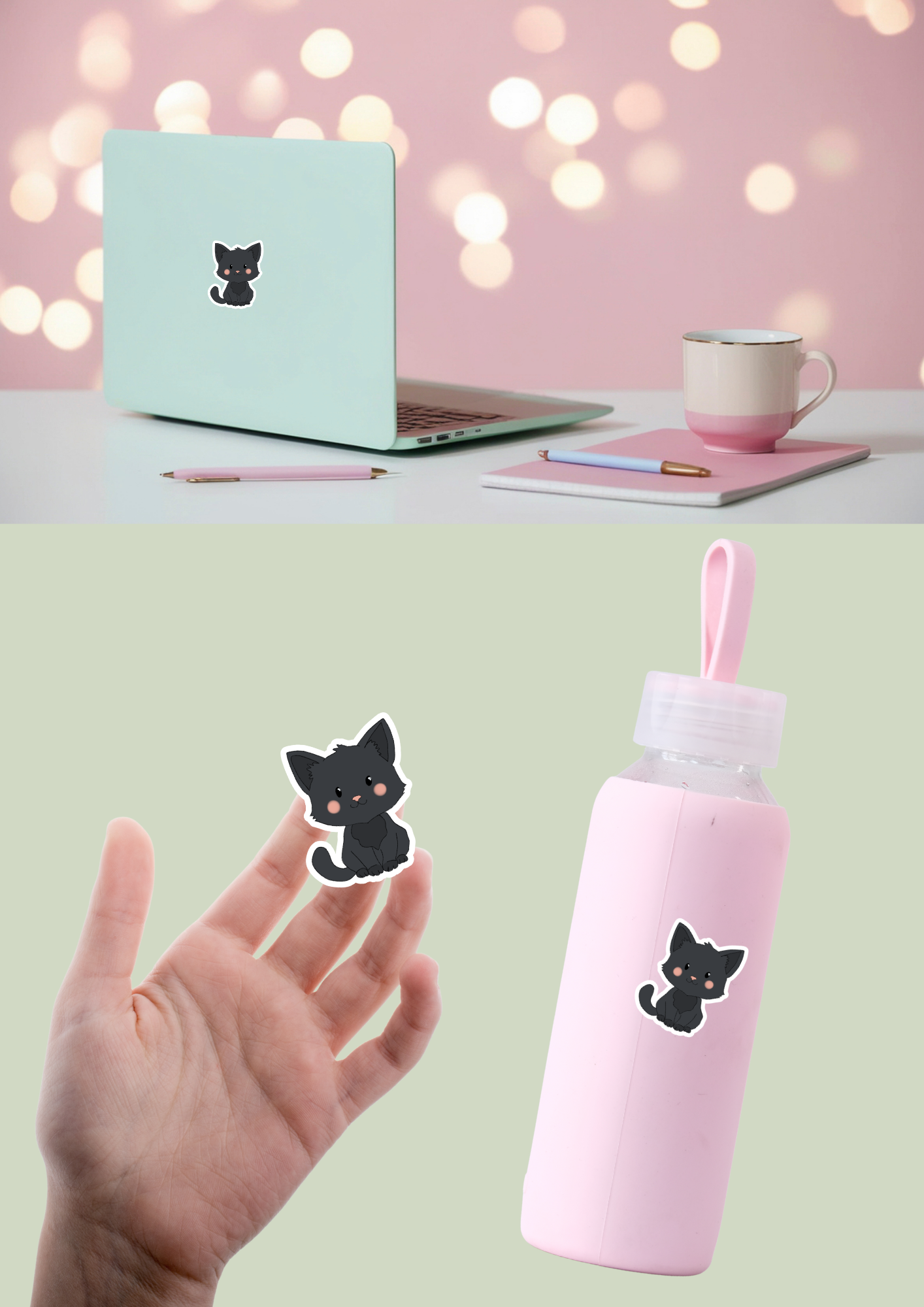 Pet Sticker – 077 Cat Black