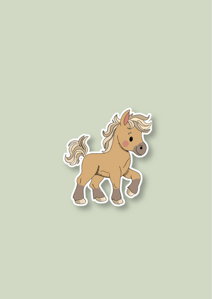 Pet Sticker – 103 Horse Blonde
