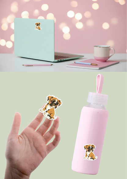 Pet Sticker – 037 Boxer Tan