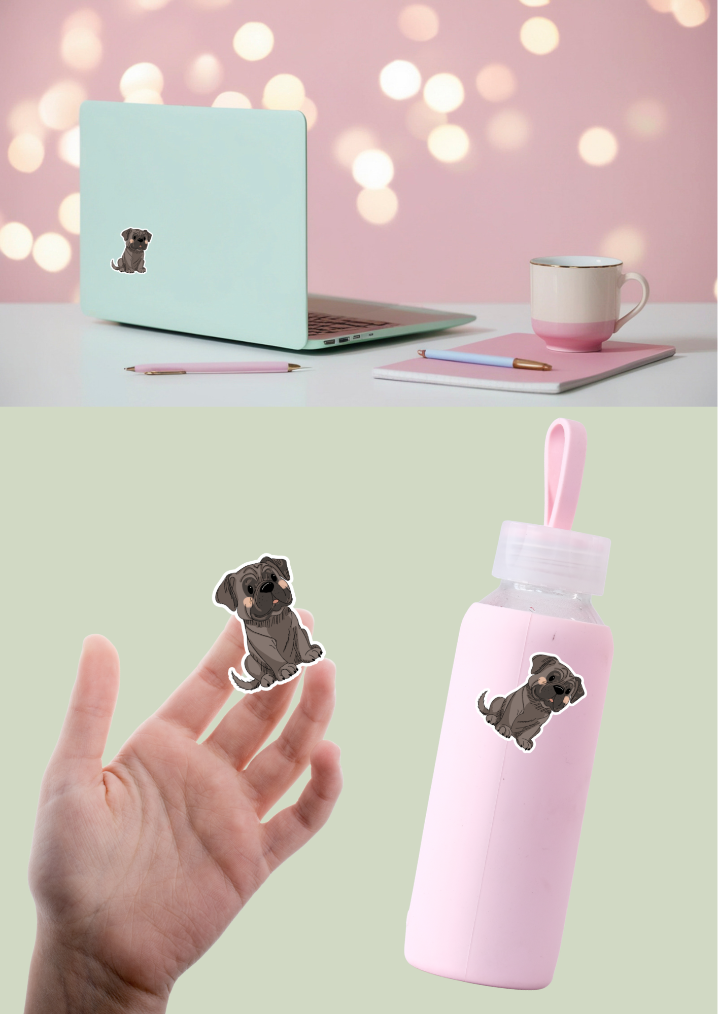 Pet Sticker – 042 Bull Mastiff Brown
