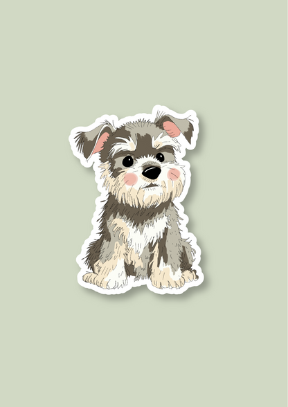 Pet Sticker – 050 Yorkie Grey