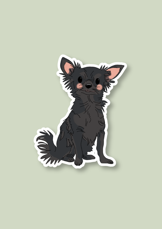 Pet Sticker – 075 Chihuahua Black