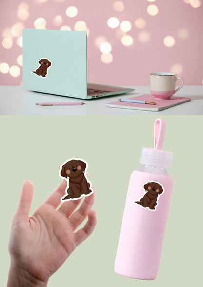 Pet Sticker – 013 Labrador Retriever Chocolate