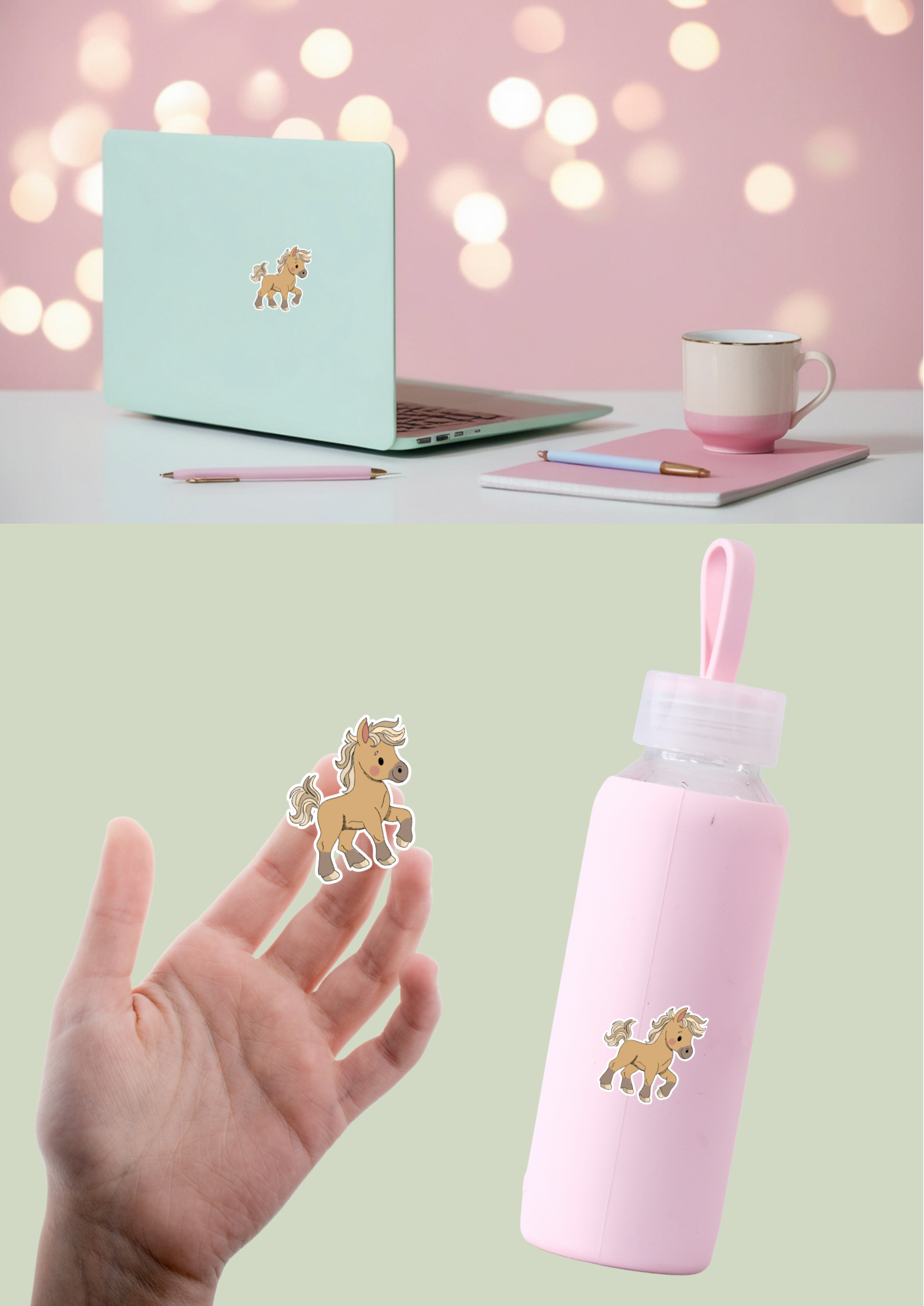 Pet Sticker – 103 Horse Blonde
