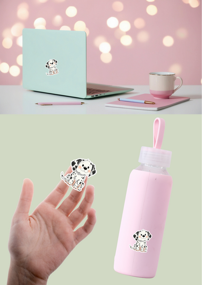 Pet Sticker – 066 Dalmatian Black and White