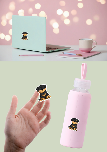 Pet Sticker – 065 Rottweiler Black and Tan