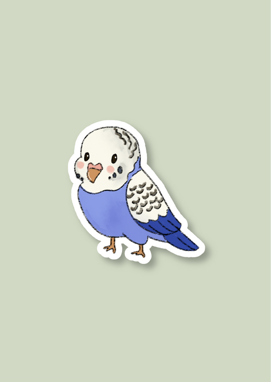 Pet Sticker – 091 Budgie Blue