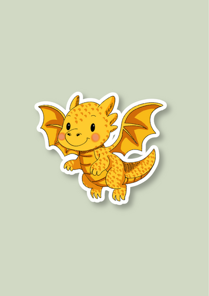 Pet Sticker – 095 Dragon Gold