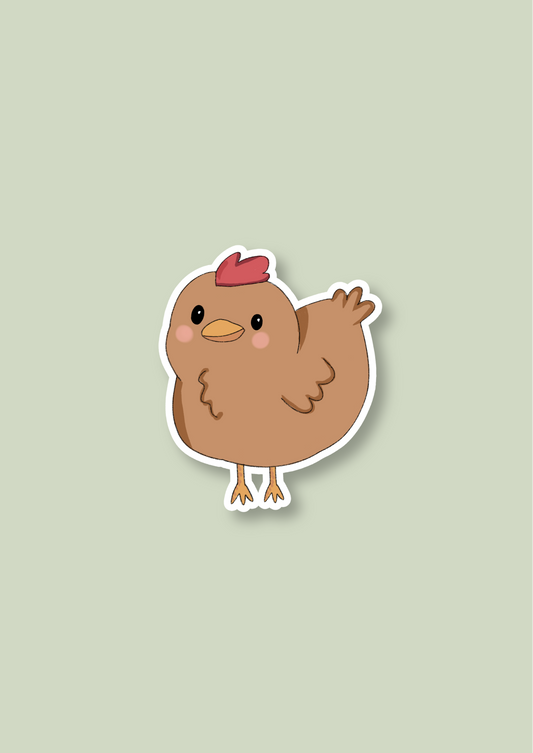 Pet Sticker – 093 Chicken Brown
