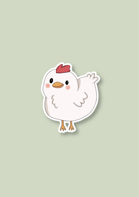Pet Sticker – 094 Chicken White