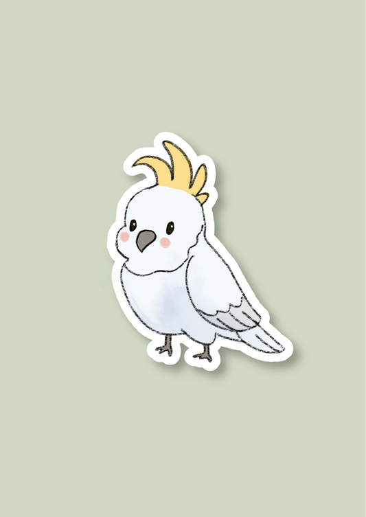 Pet Sticker – 088 Cockatoo White