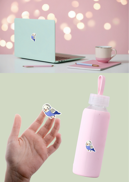 Pet Sticker – 091 Budgie Blue