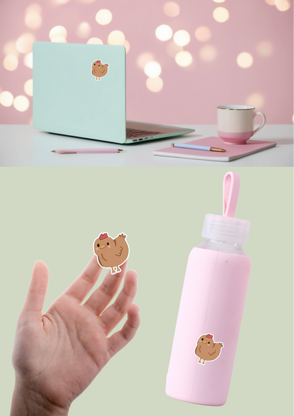Pet Sticker – 093 Chicken Brown
