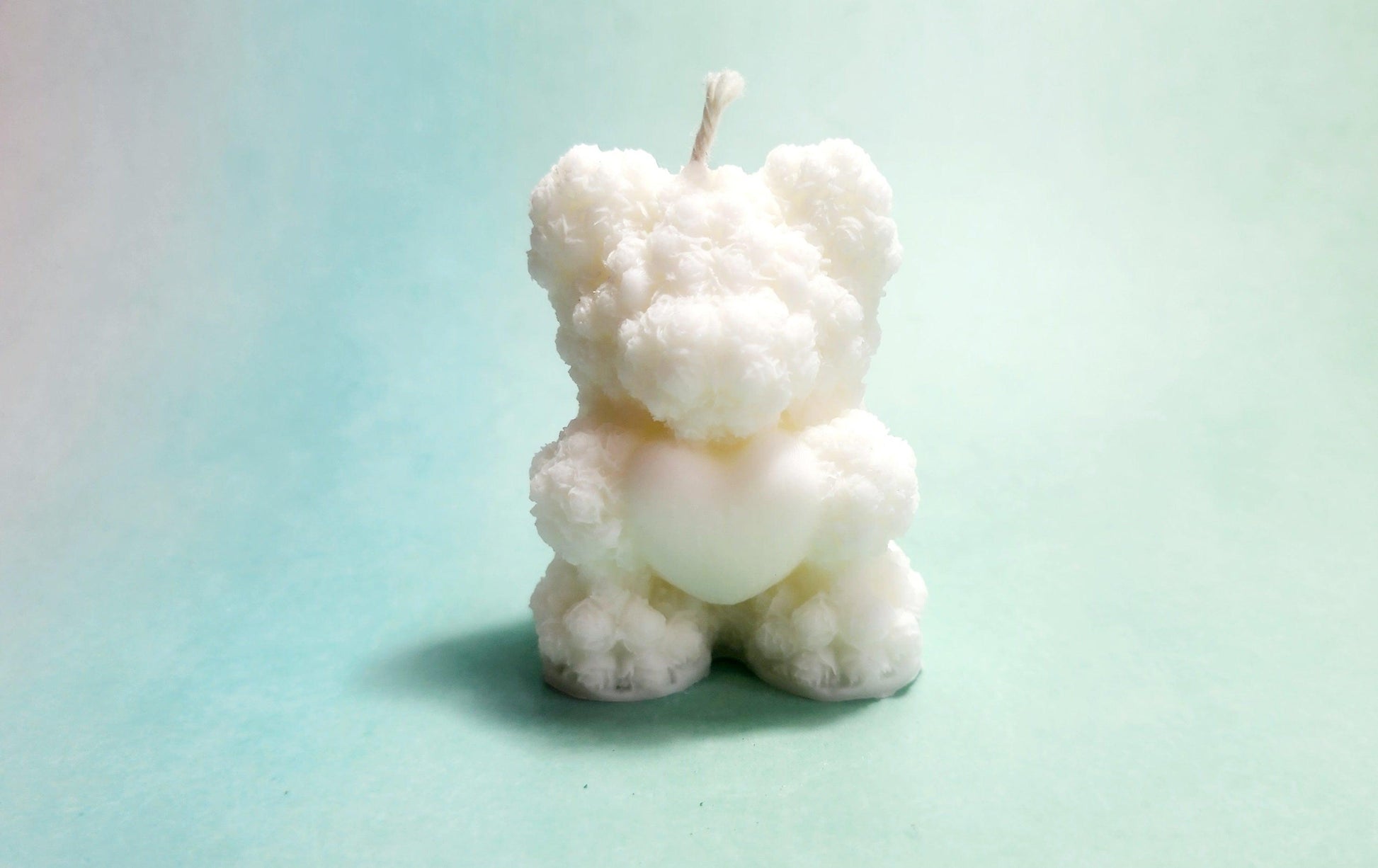 Teddy Bear Pillar Candle