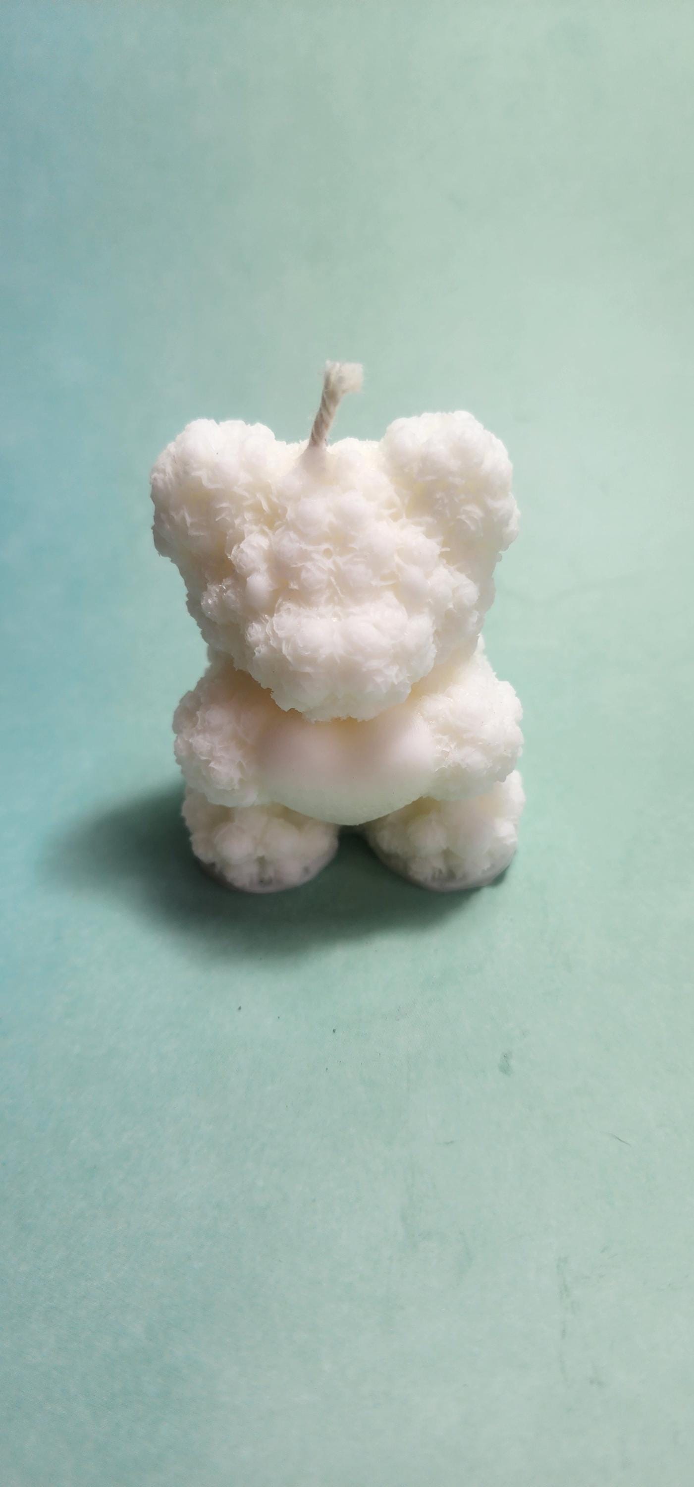 Teddy Bear Pillar Candle