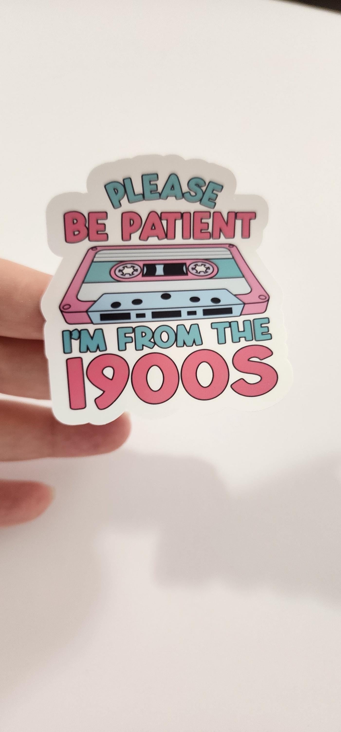 1900 Retro Funny Sticker