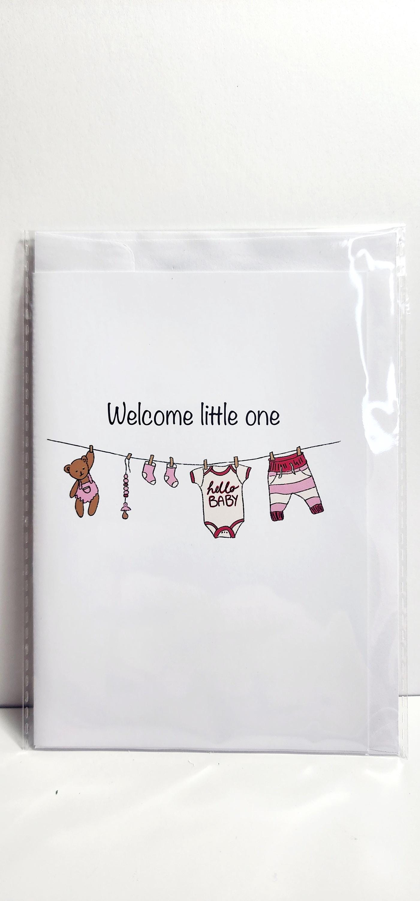 Greeting Card | Welcome Baby Pink