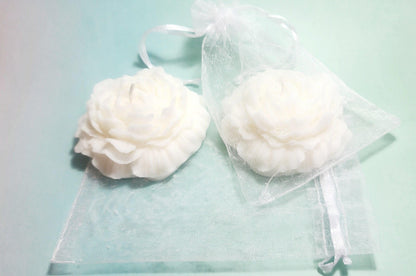 Peony Pillar Candle