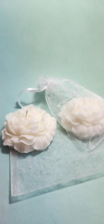 Peony Pillar Candle