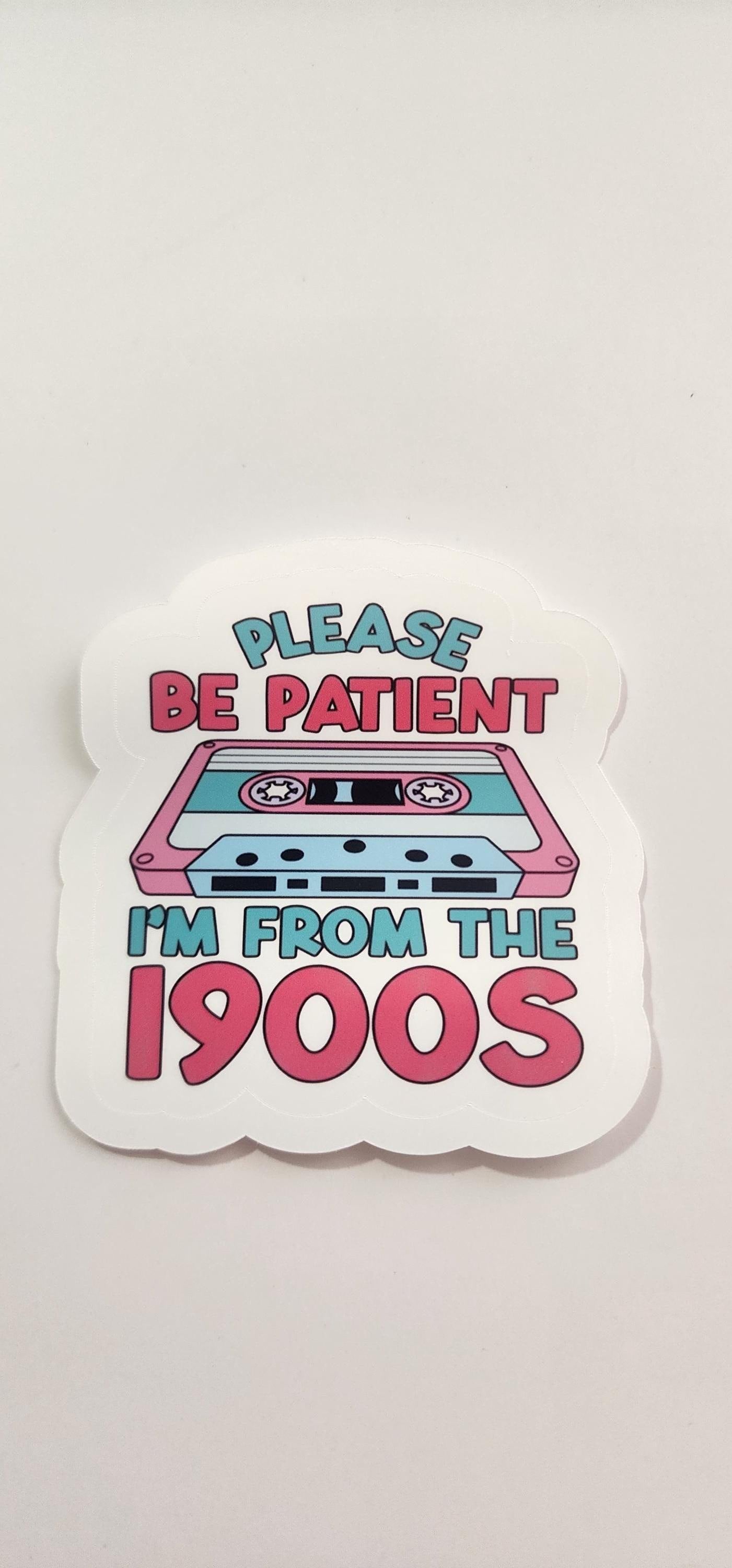 The 1900 Retro Funny Sticker