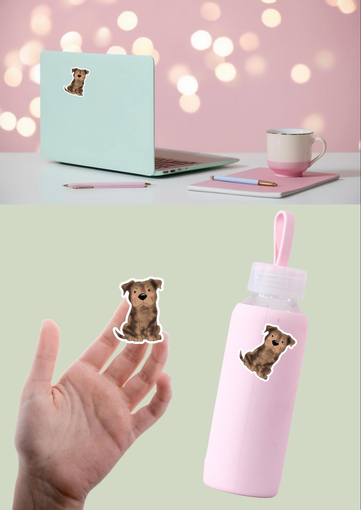 Pet Sticker – 007 Staffy Brindle