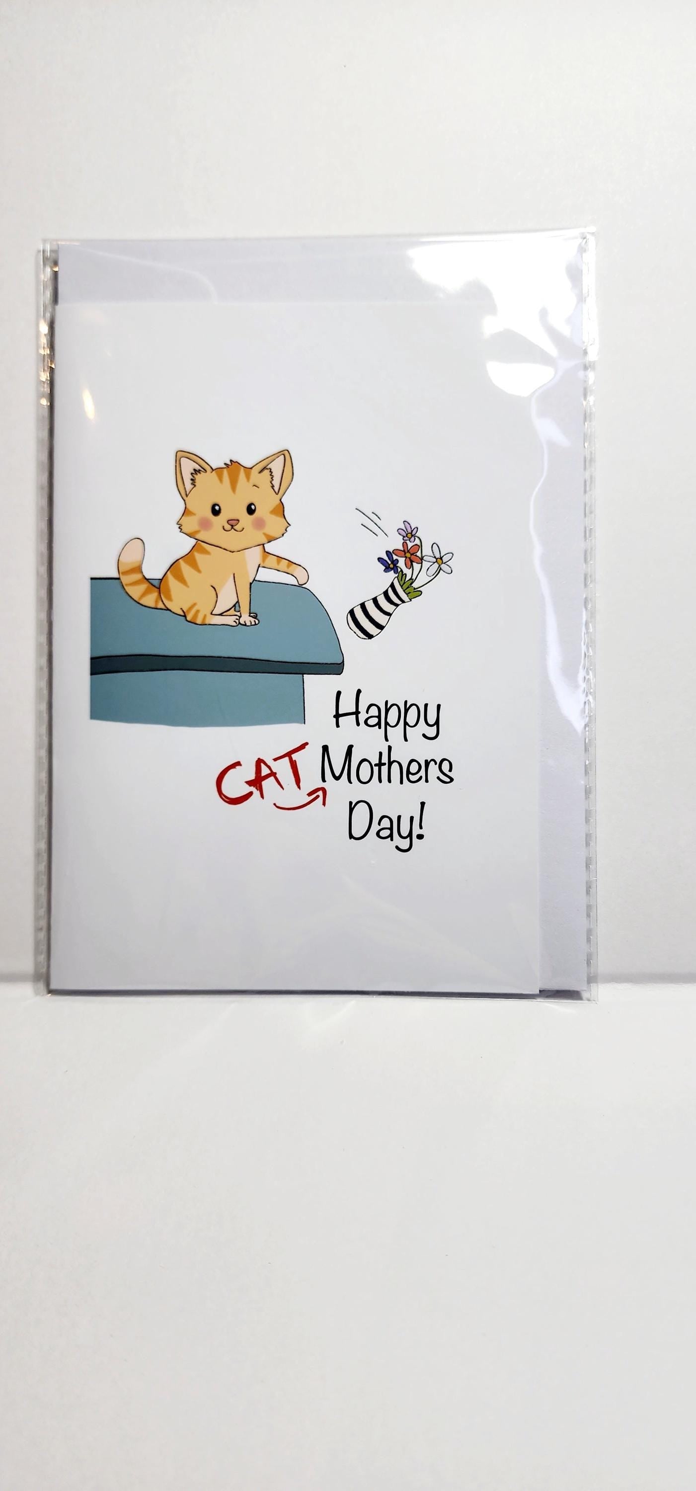 Cat Mum Mothers Day Card
