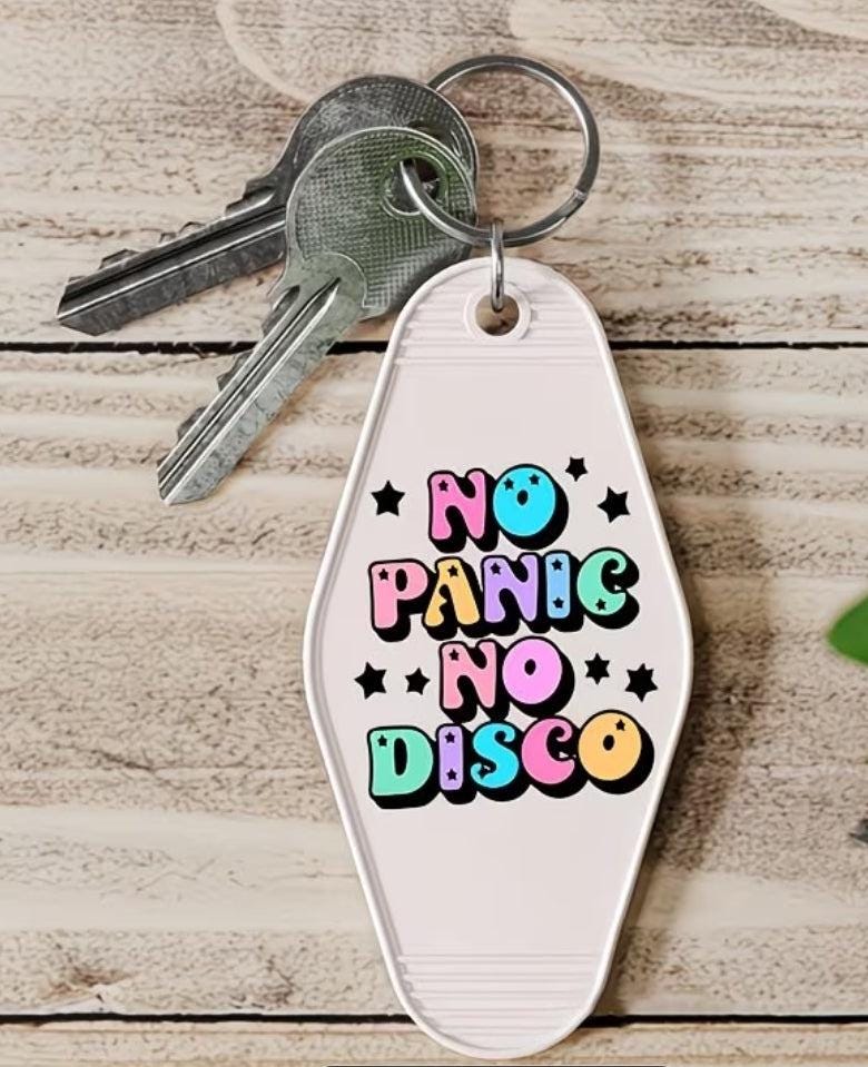 Camping | Colourful Motel Keychain