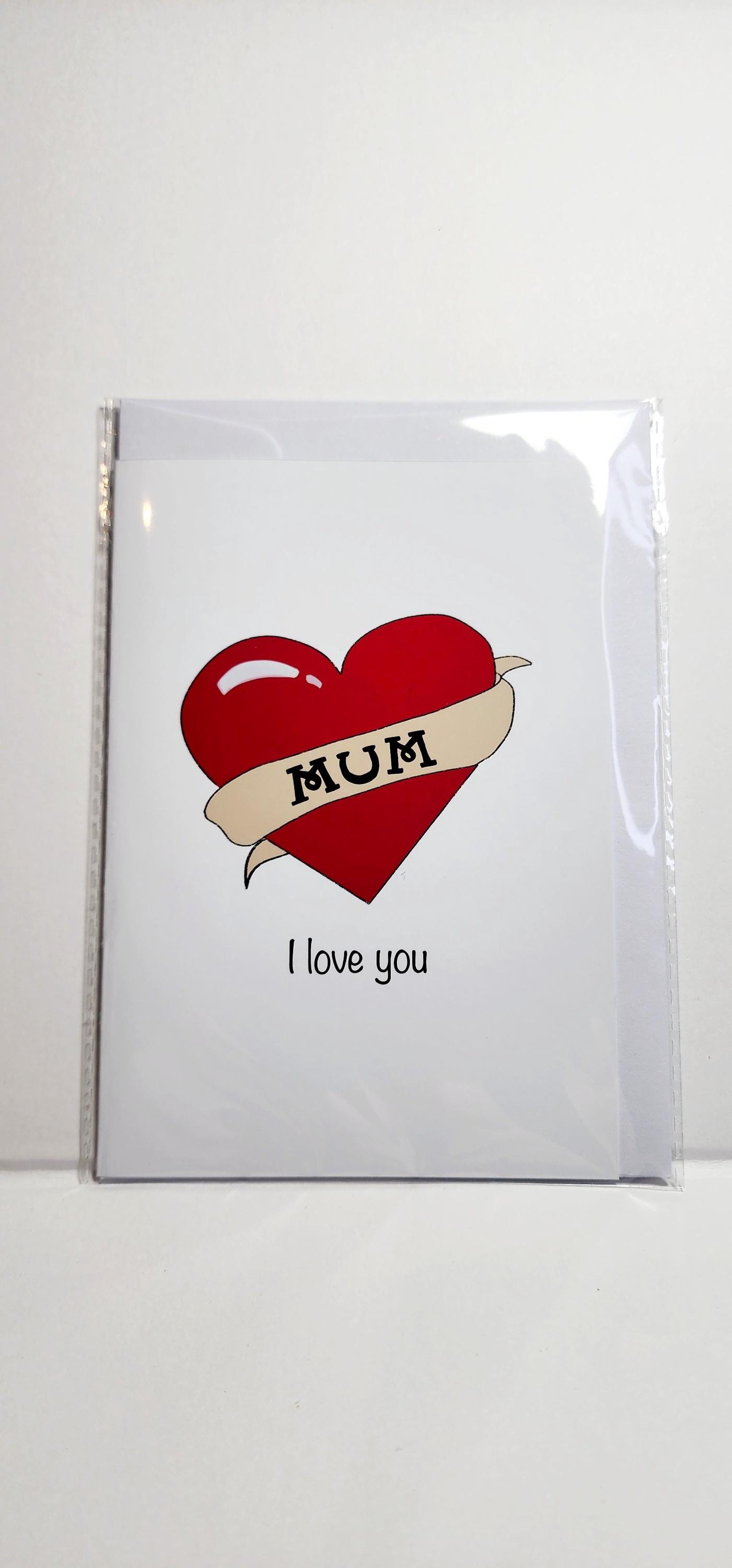 Heart Mothers Day Card