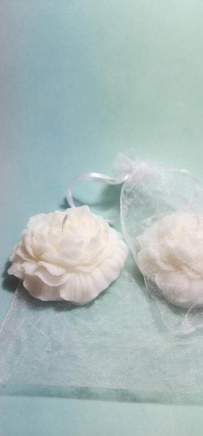 Peony Pillar Candle