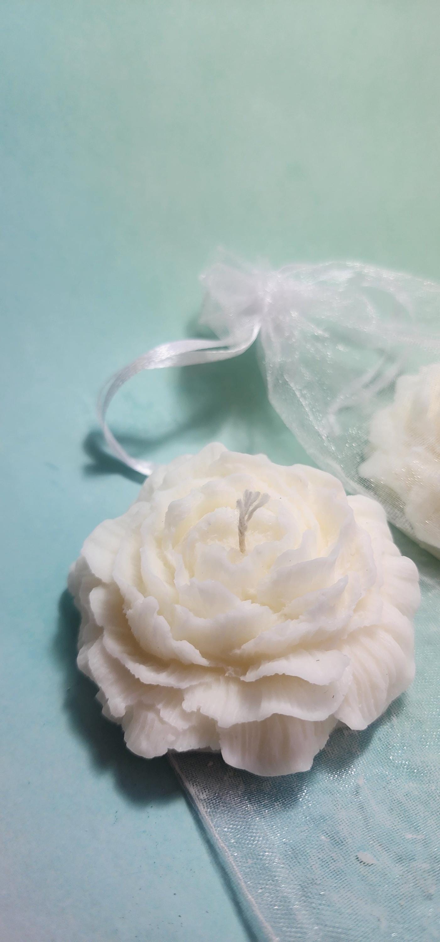 Peony Pillar Candle