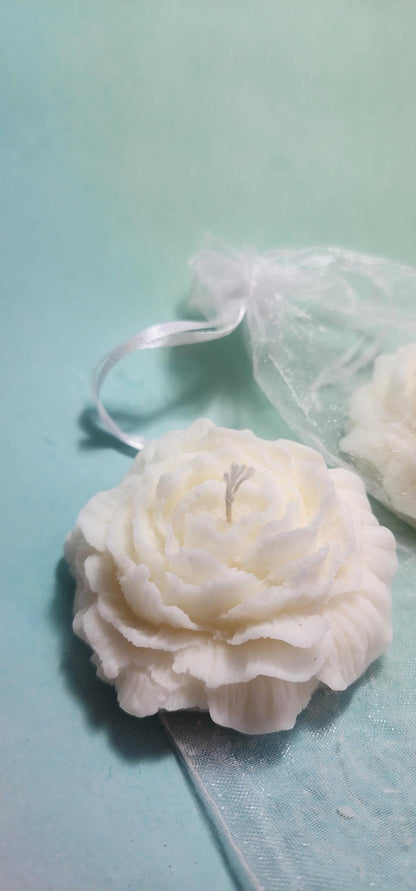 Peony Pillar Candle