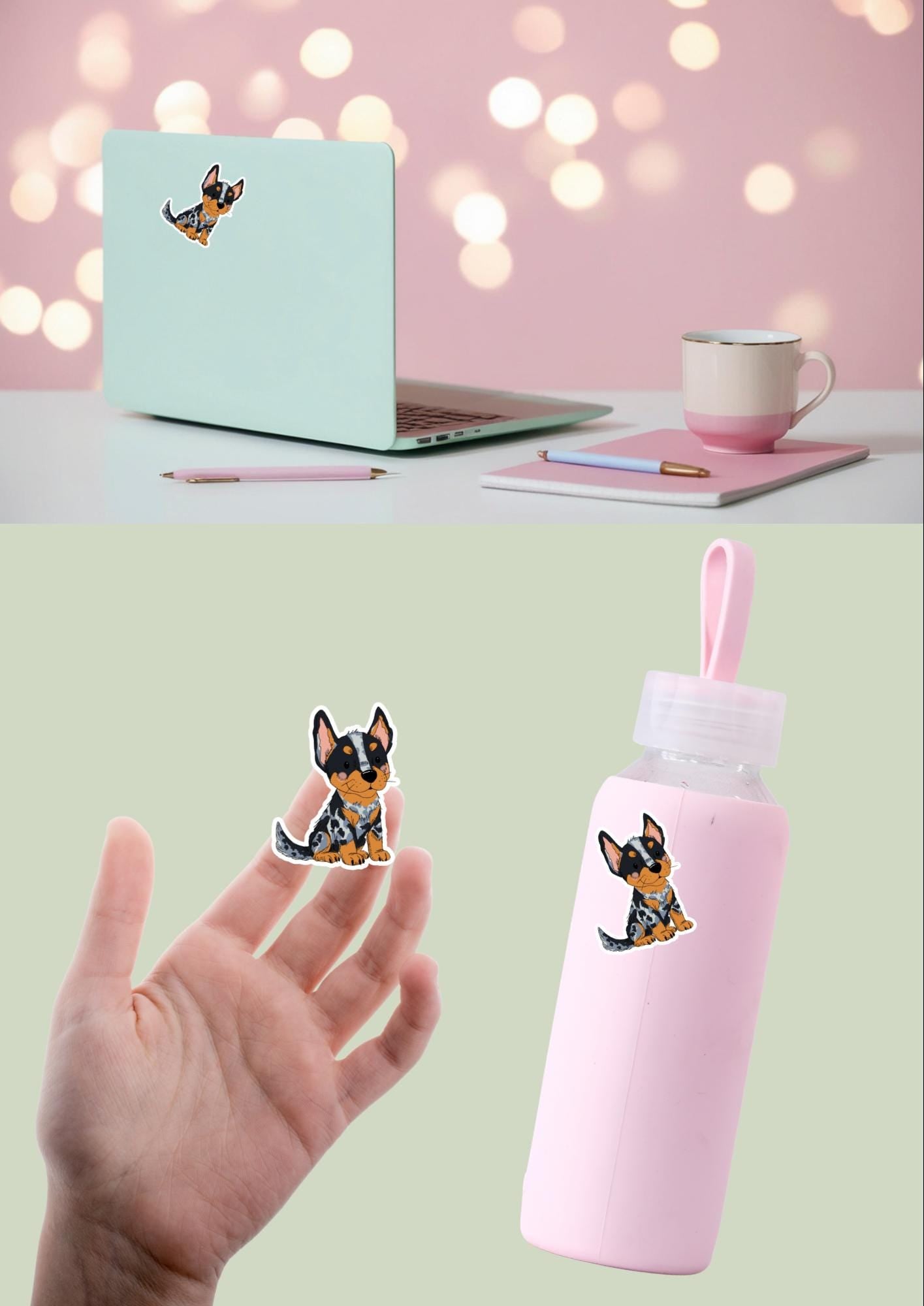 Pet Sticker – 031 Heeler Blue