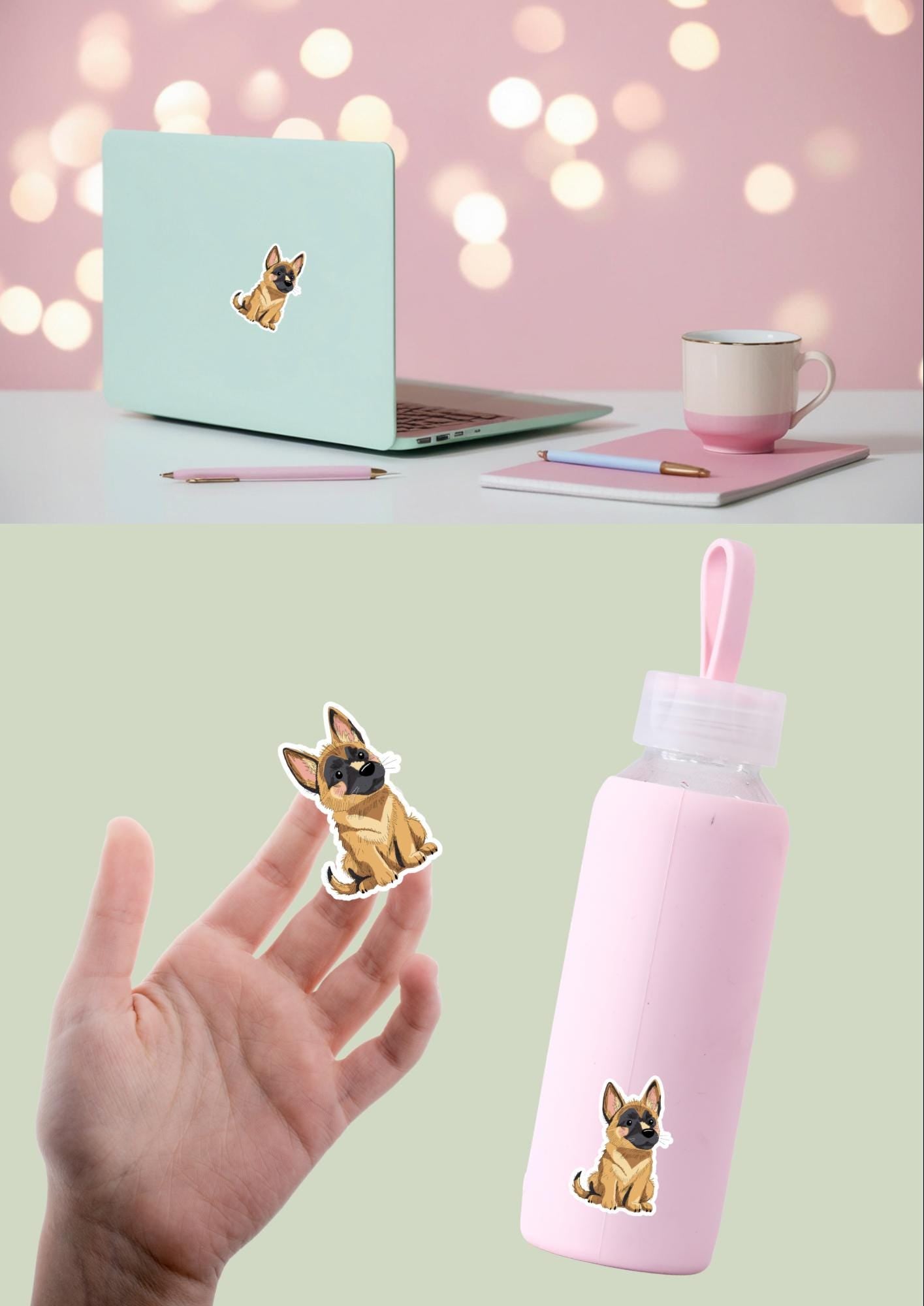 Pet Sticker – 022 Belgian Malinois Cream